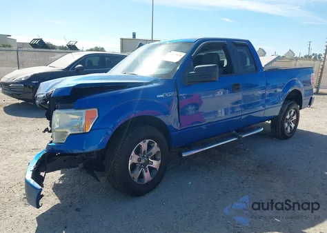 2013 Ford F-150 Stx из США, поврежденный, VIN 1FTFX1CF5DFD14967